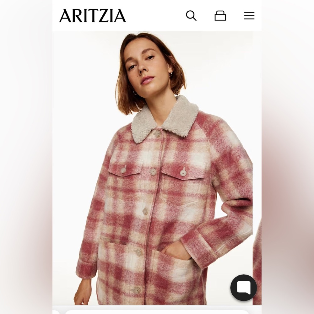 Aritzia Pacific Wool Shacket- XS